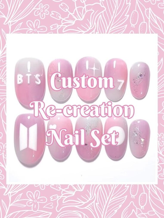 Handmade Other - 💅 Custom Re-Creation Press-On Nails (Made to Order)